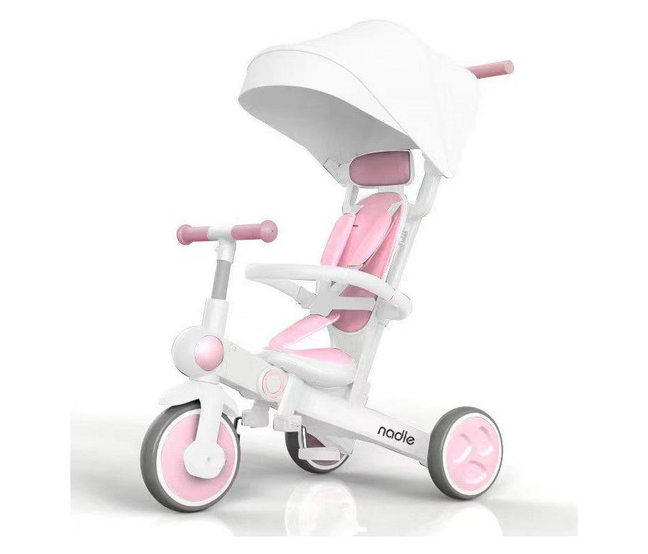 Tri-cycle Nodle A7 white-pink