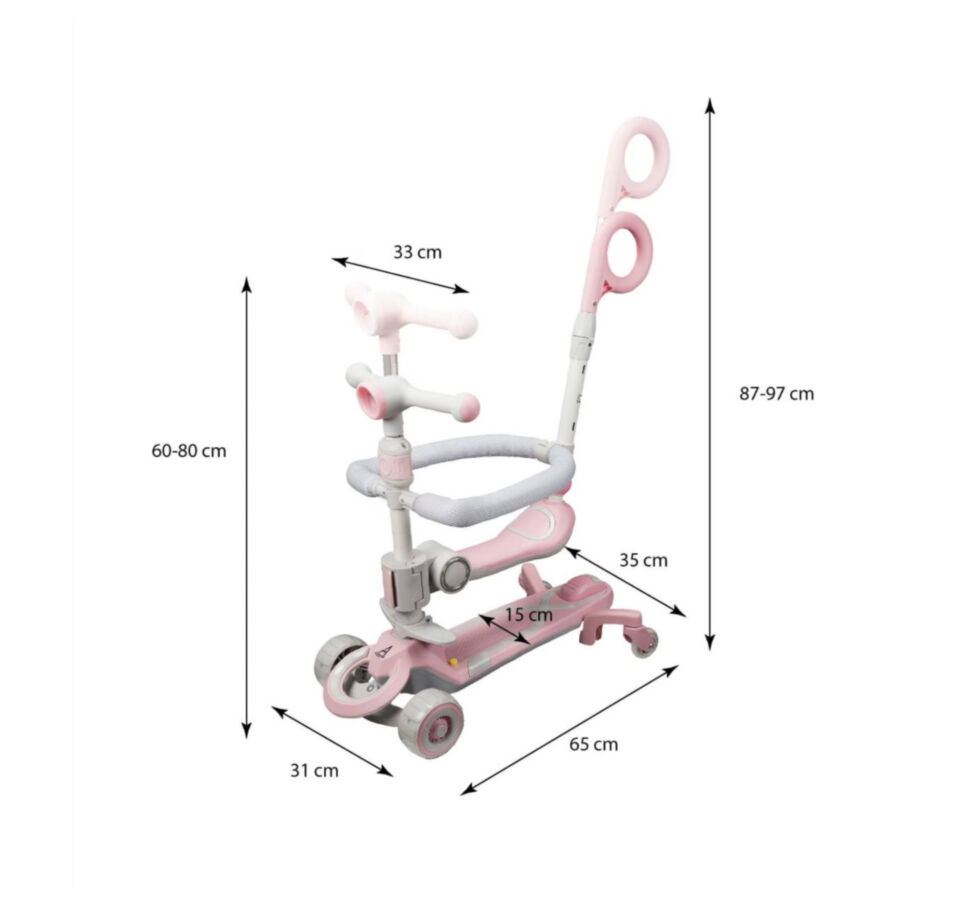 Самокат CITY LINE 4in1 Baby Care 388