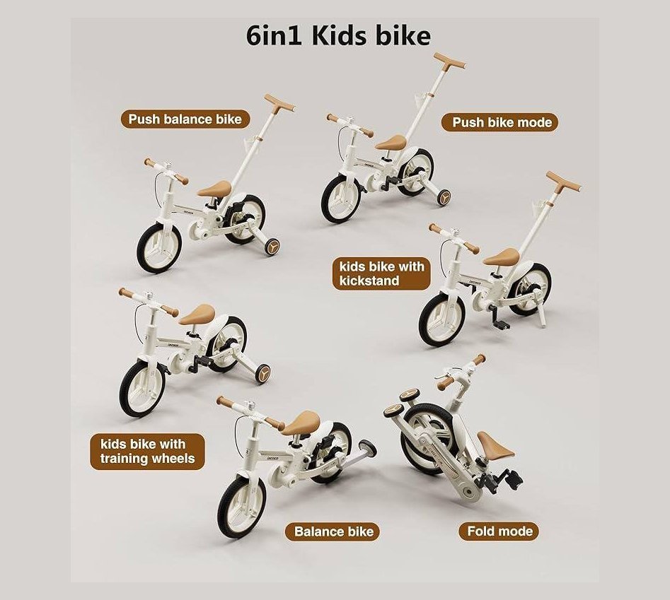 Велосипед трансформер 6in1 Strider white