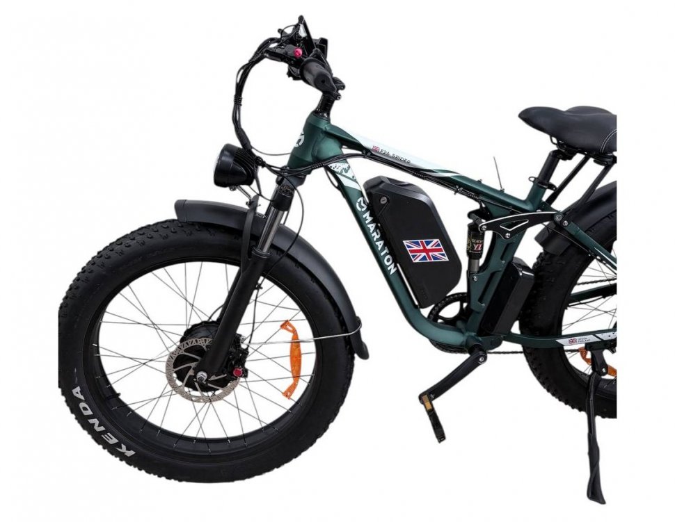 Электровелосипед Maraton Spider green