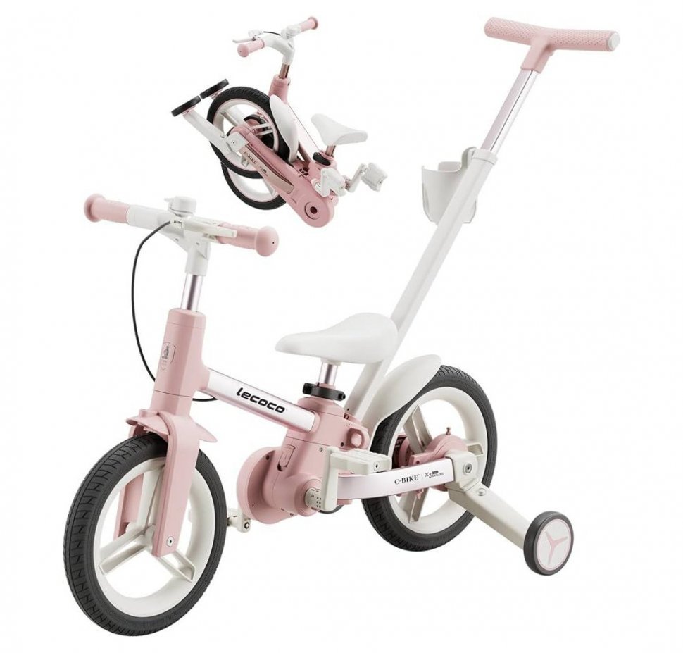 Велосипед трансформер 6in1 Strider pink