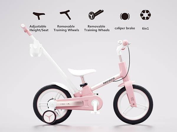 Велосипед трансформер 6in1 Strider pink