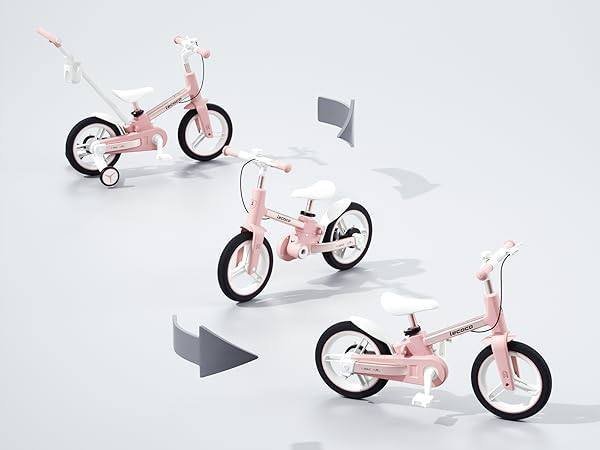 Велосипед трансформер 6in1 Strider pink