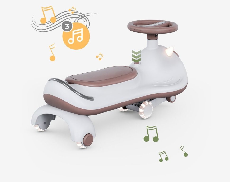 Беговел-толкар Kiddy Go F2 coffee
