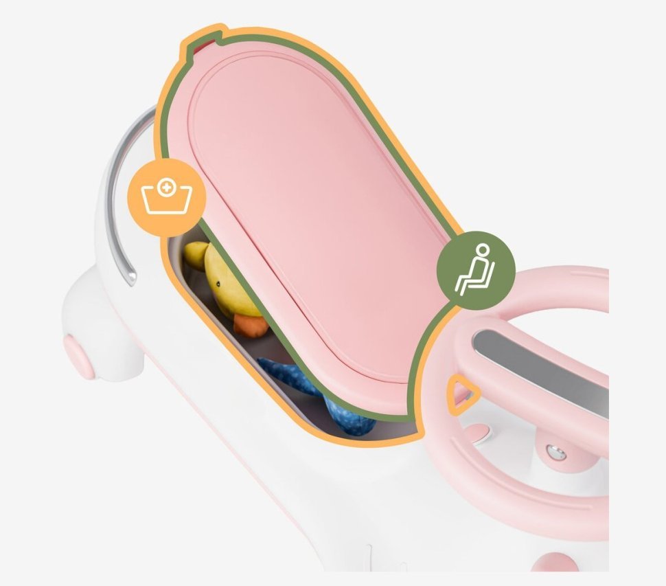 Беговел-толкар Kiddy Go F2 pink