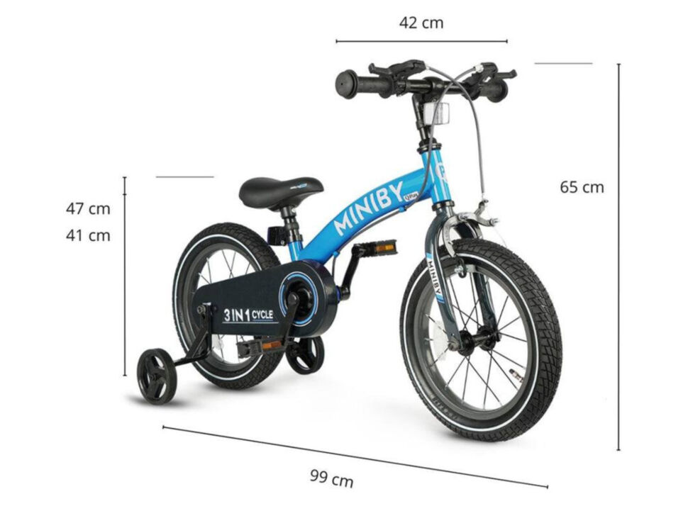 Велосипед 3in1 Maraton MINIBY Blue