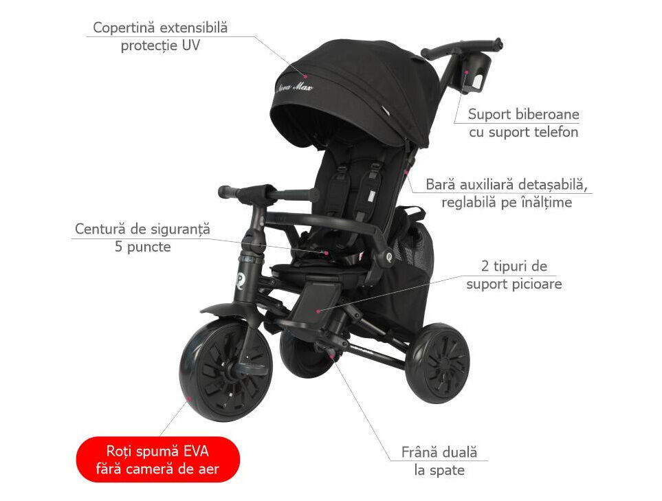 Tri-cycle NOVA Black