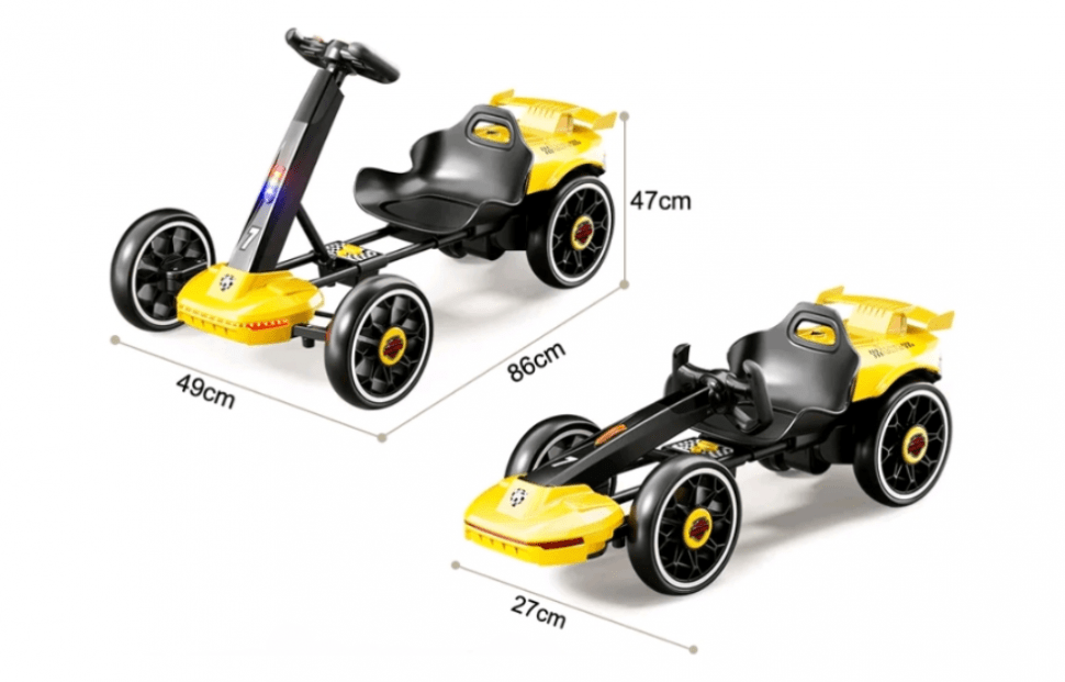 Детский электрокар V-18 FORMULA 25 yellow