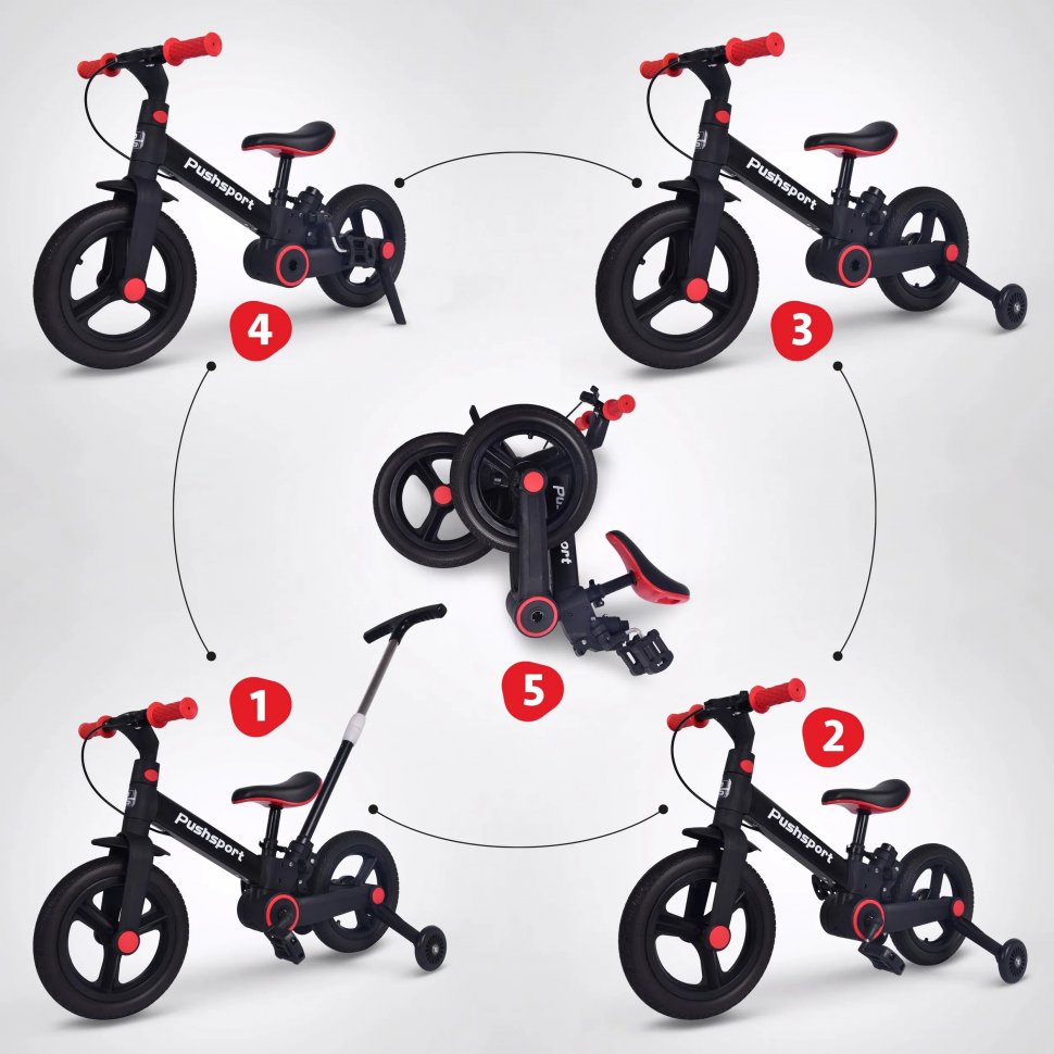 Велосипед PUSH SPORT M10 red