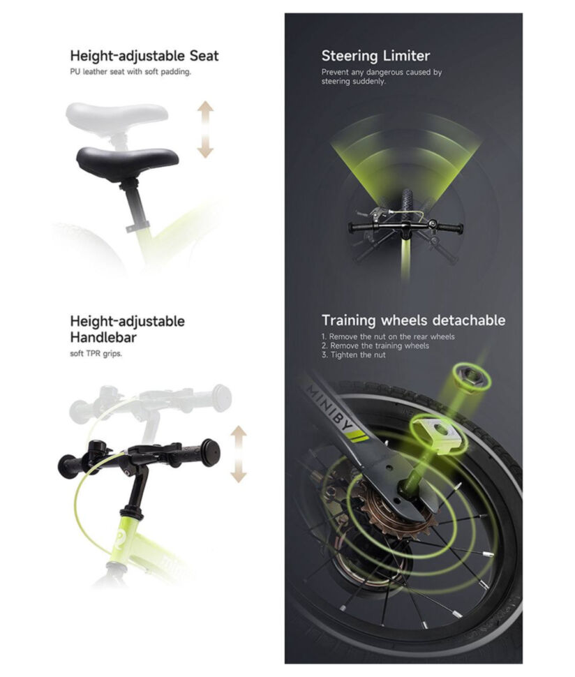 Велосипед 3in1 Maraton MINIBY Rose