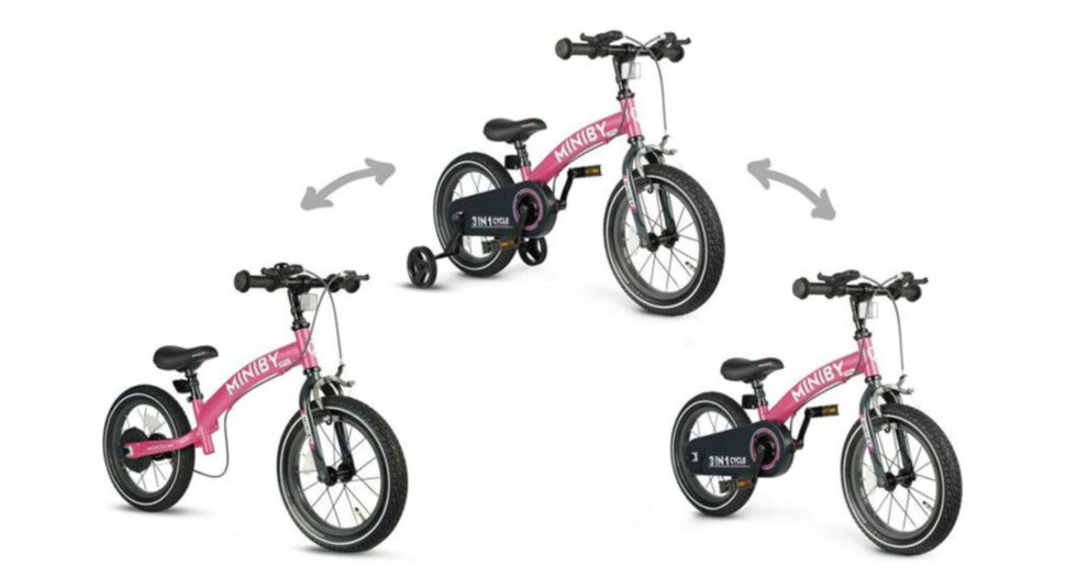 Велосипед 3in1 Maraton MINIBY Rose