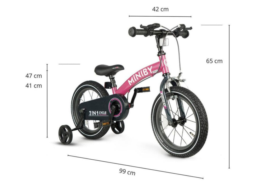 Велосипед 3in1 Maraton MINIBY Rose