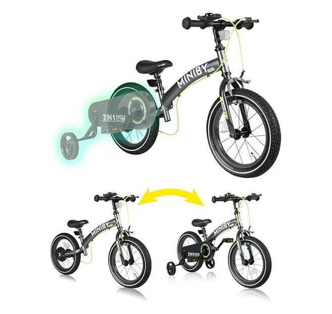 Велосипед 3in1 Maraton MINIBY Grey