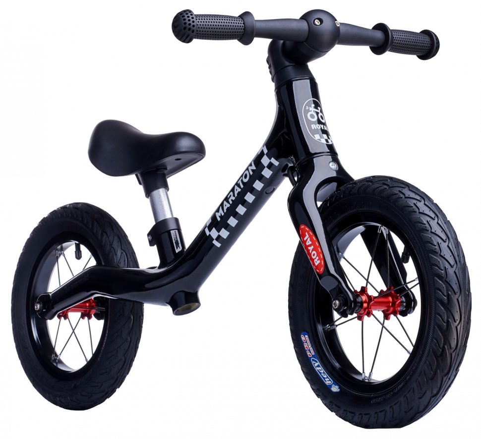 Легкий Карбоновый Беговел Maraton Royal Black