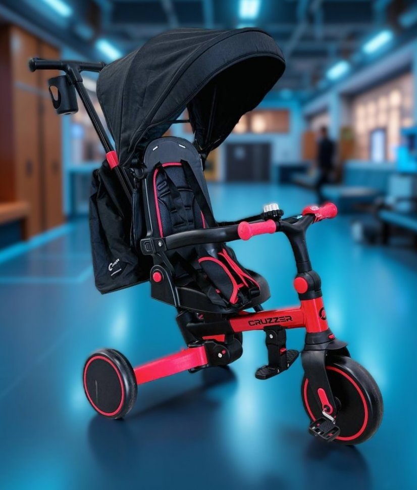 Беговел Tri-cycle 6in1 Milano 002 red