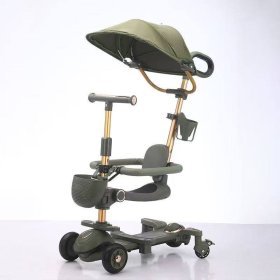 Детский самокат 4in1 8028 olive