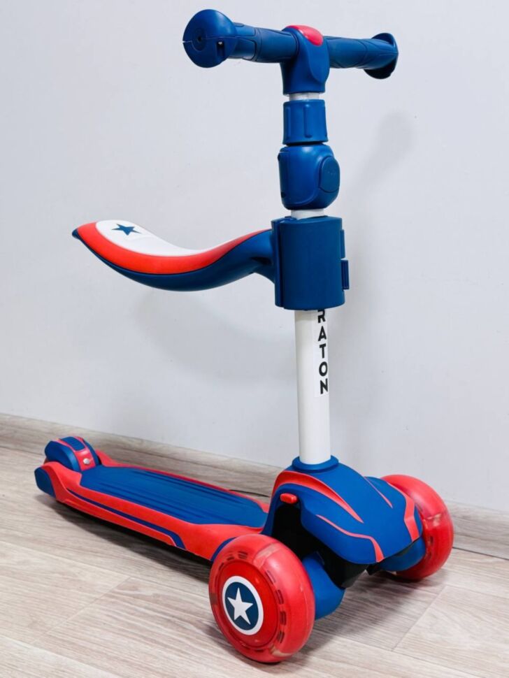 Самокат-Толкар Maraton Flex red-blue