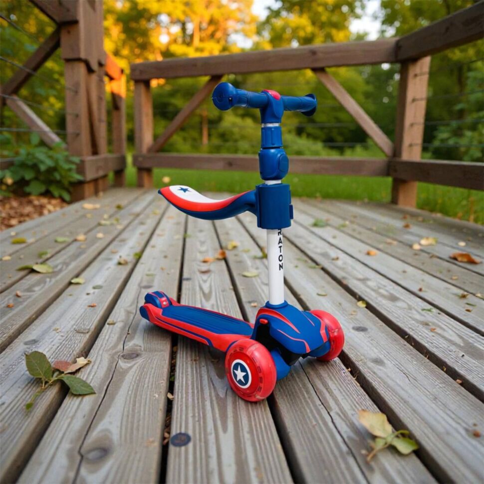 Самокат-Толкар Maraton Flex red-blue