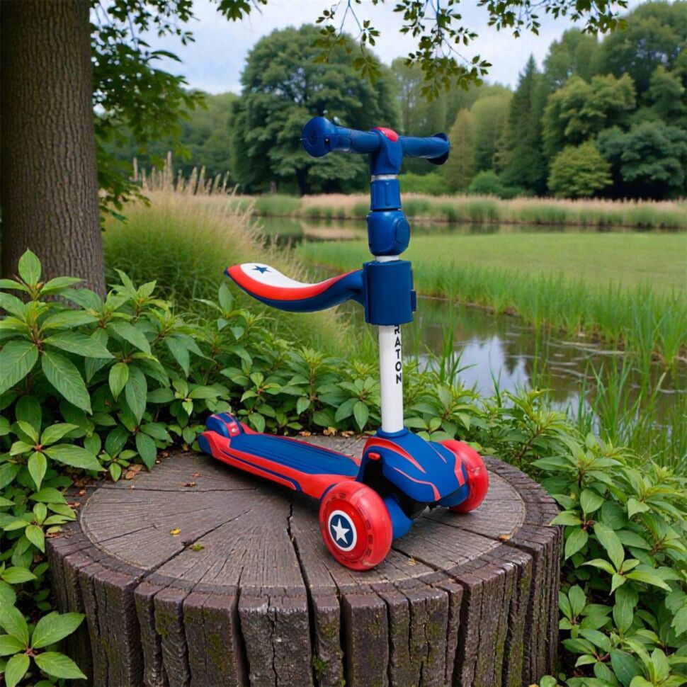 Самокат-Толкар Maraton Flex red-blue