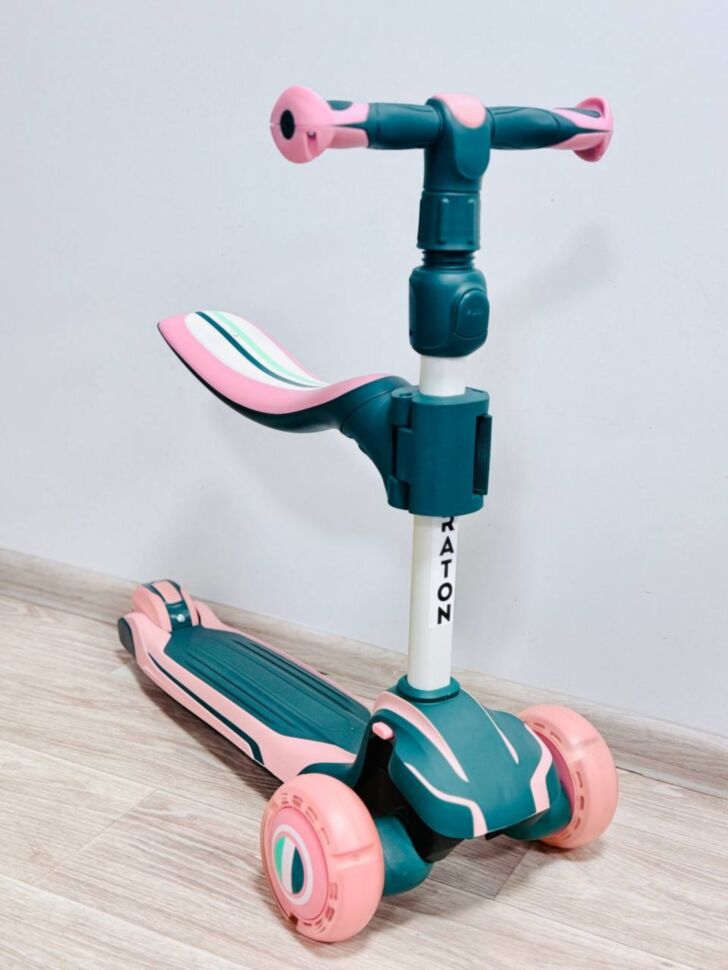 Самокат-Толкар Maraton Flex pink-green