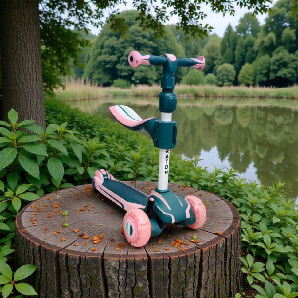 Самокат-Толкар Maraton Flex pink-green