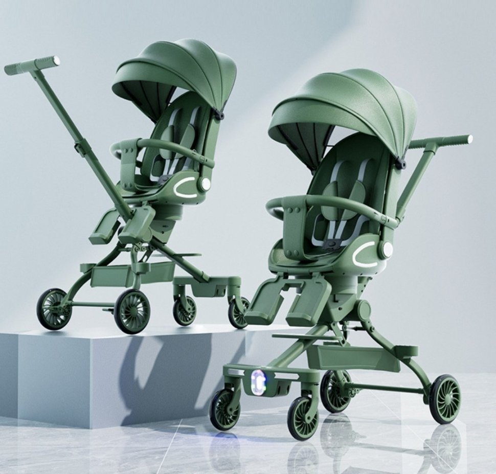 Дитячий візочок-трансформер 2in1 M2-2 Авокадо