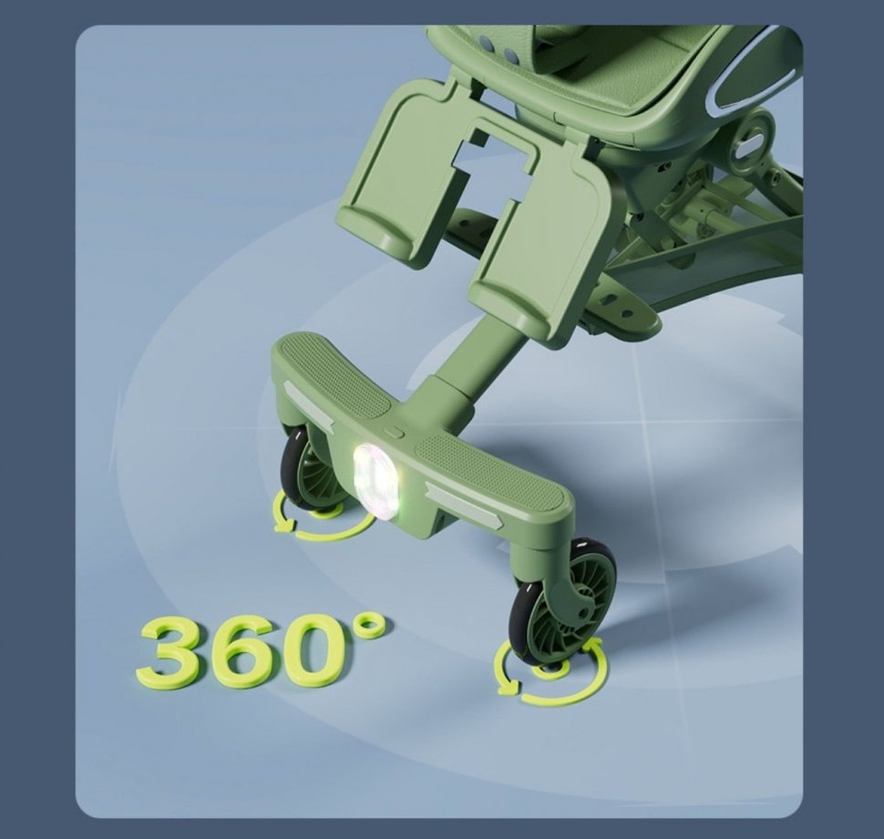 Дитячий візочок-трансформер 2in1 M2-2 Авокадо