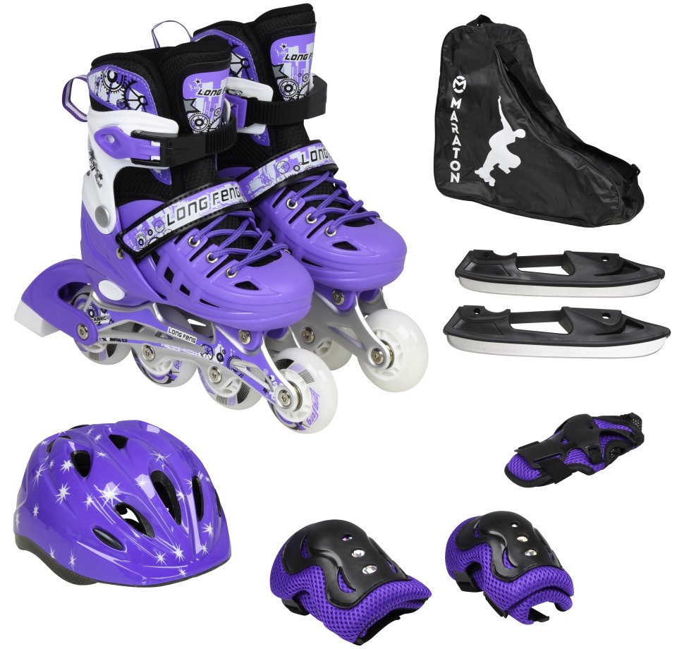 Набор 2in1 Maraton Ice L (39-42) purple