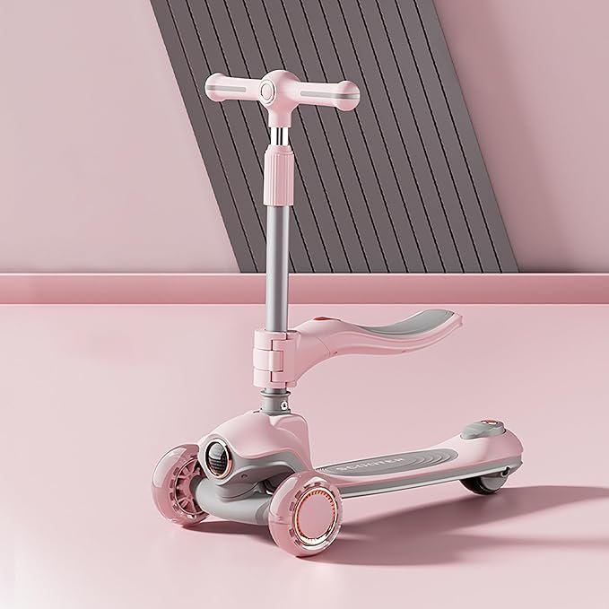 Детский самокат 2in1 K603 pink